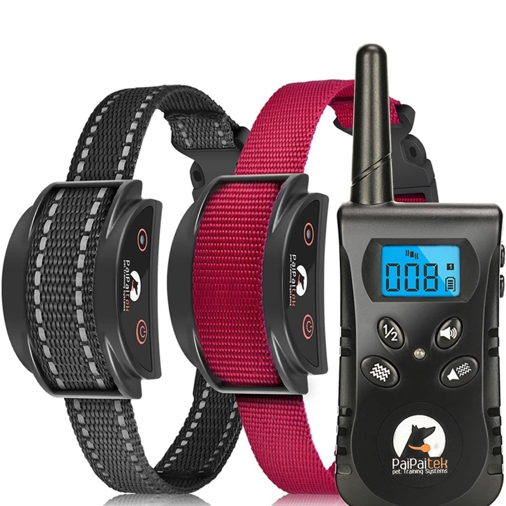 Vibrating and beeping dog collar(2) no shock🦮🐕‍🦺